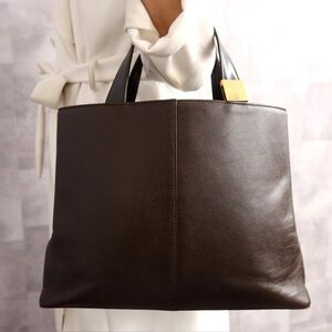 SOLD Burberry Brown Leather Bag